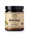 Anima Mundi Apothecary Moringa Leaf Powder - ren økologisk regnskog Superfood - Energistøtte Supplement, Naturlig og ikke-GMO Grønn pulver (6oz / 170g)